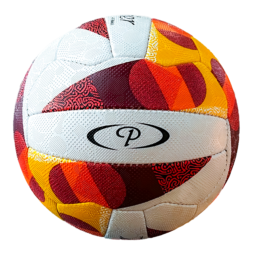 Shoot Cup Netball Ball Size 5 Back Side - (1000px x 1000px) PNG