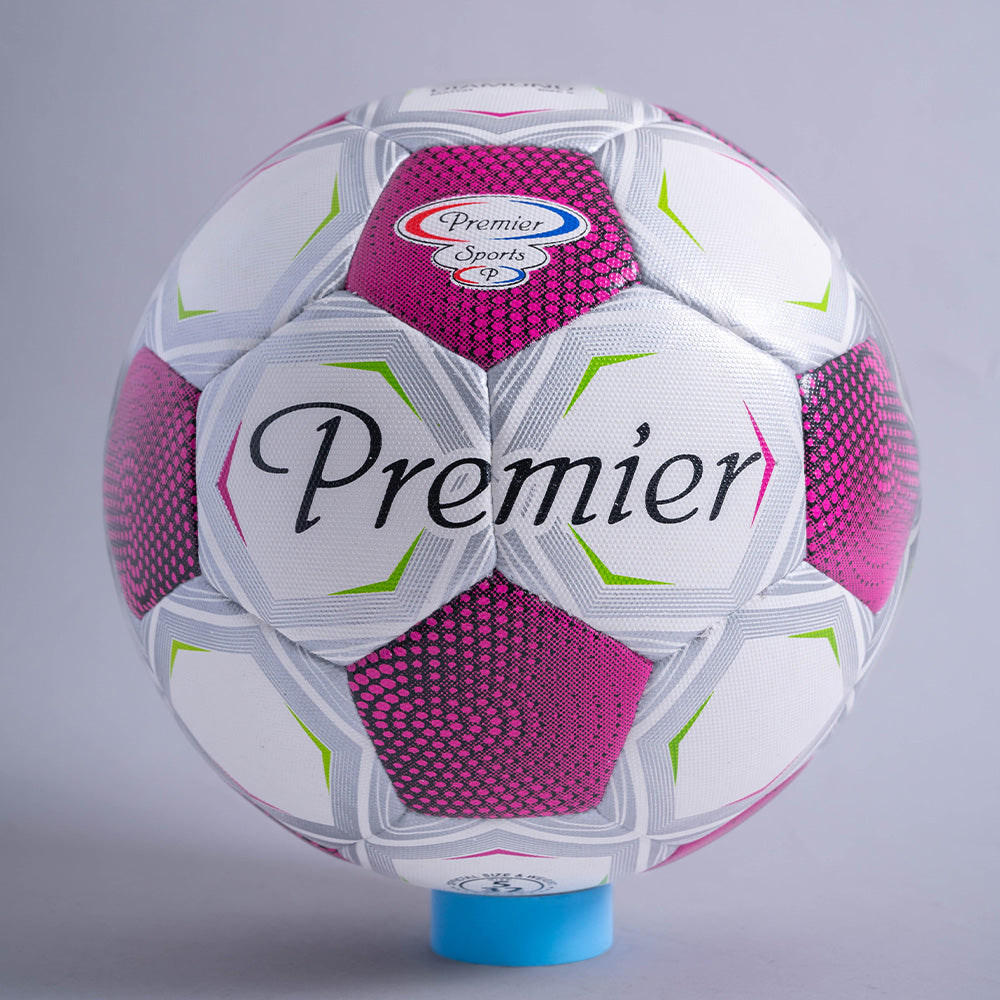 Premier Diamond Hybrid Match Soccer Ball Size 5 - Red