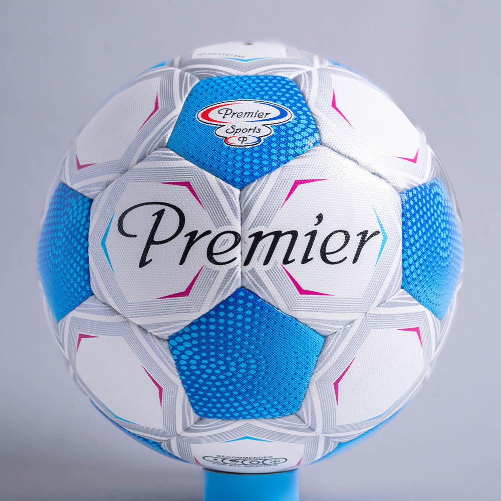 Premier Diamond Hybrid Match Soccer Ball Size 5 - Blue