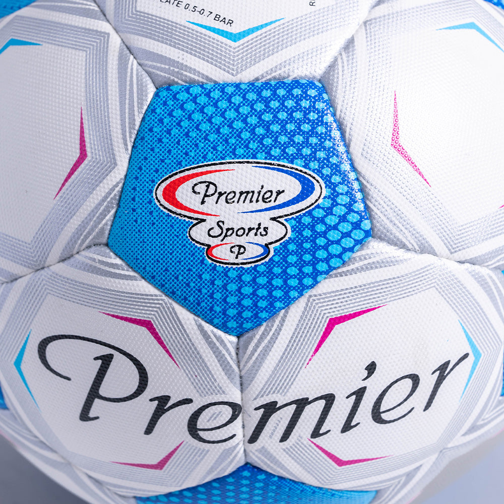 Premier Diamond Hybrid Match Soccer Ball Size 5 - Blue