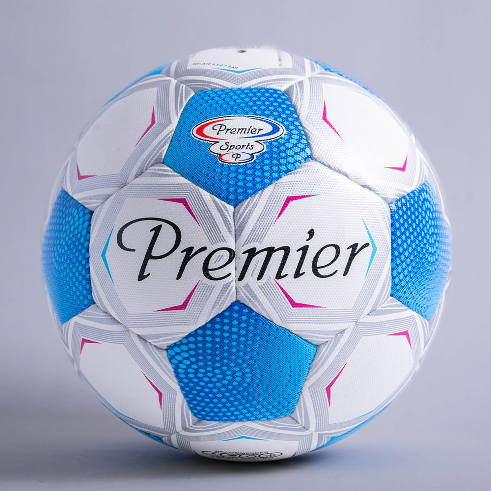 Premier Diamond Hybrid Match Soccer Ball Size 5 - Blue