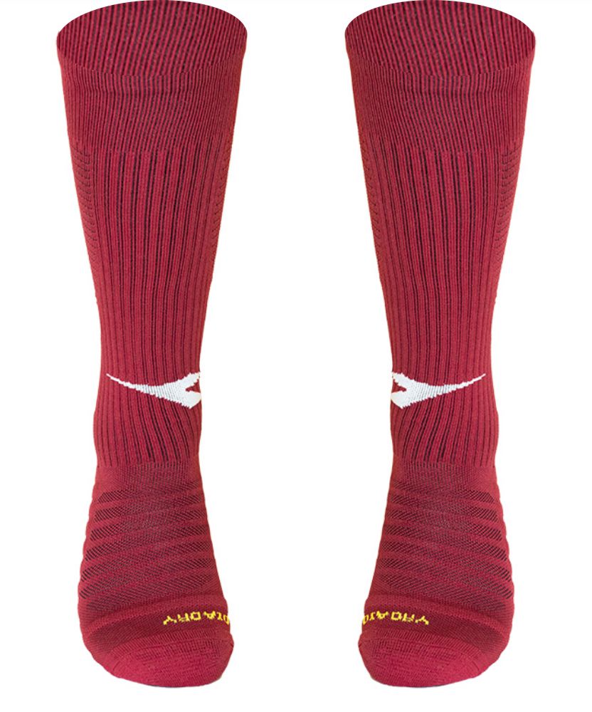 Diadora_Soccer_Socks_Maroon_White