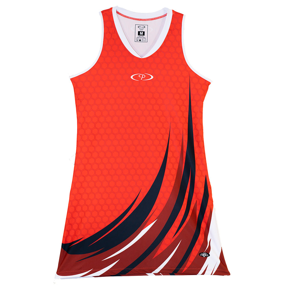 Jaguar_Netball_Dresses_Red_White